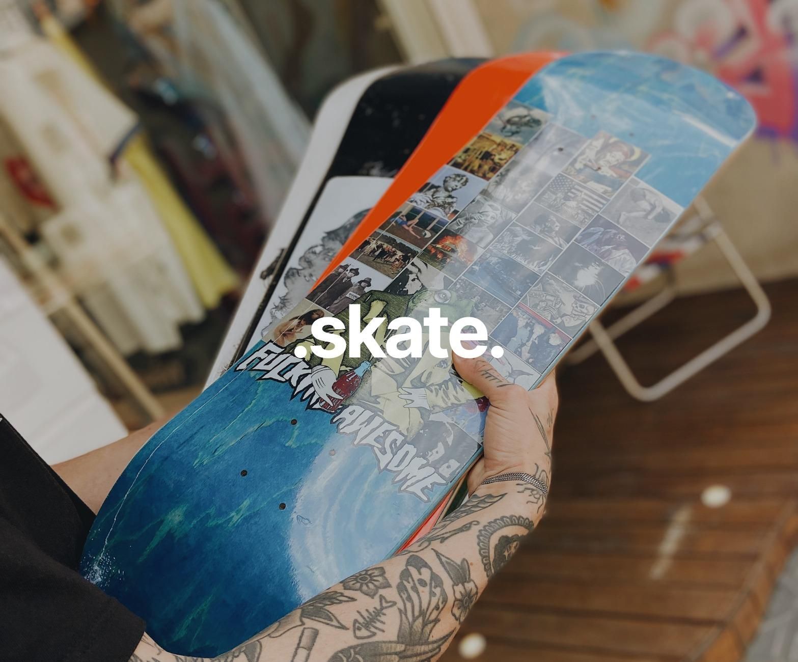 banner menu skates