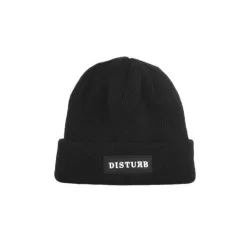 Gorro Disturb Reflective Beanie in Black