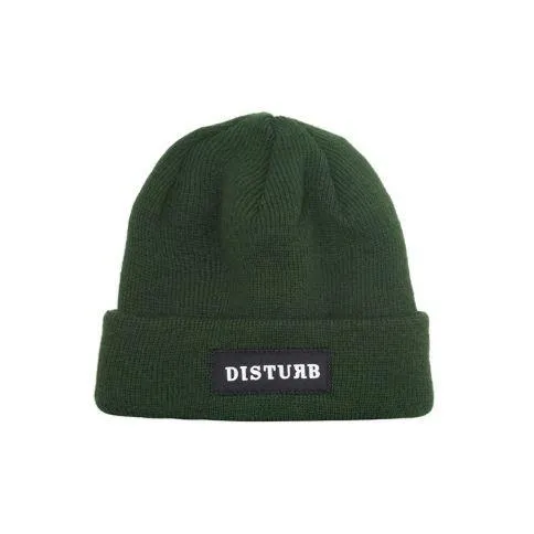 Gorro Disturb Reflective Beanie in Green