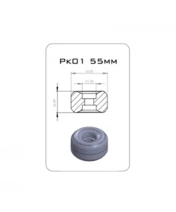 Roda Postal Classic Aquarela 101A 55mm