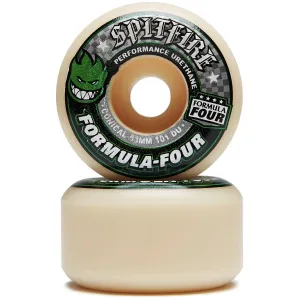 Roda Spitfire Formula Four Conical 53mm 101Du White Green