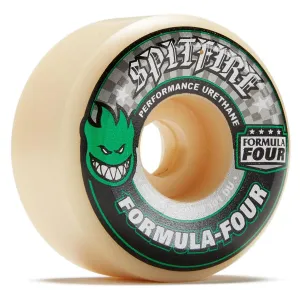 Roda Spitfire Formula Four Conical 54mm 101Du White Green