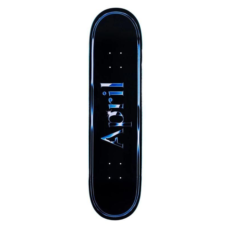 Shape April Skateboards AP Logo Chrome