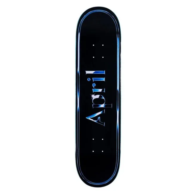 Shape April Skateboards AP Logo Chrome