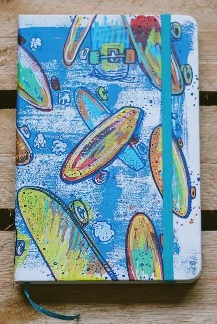 Sketchbook Postal x Rafael Parisotto - Tanx Skateboard