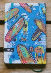 Sketchbook Postal x Rafael Parisotto - Tanx Skateboard